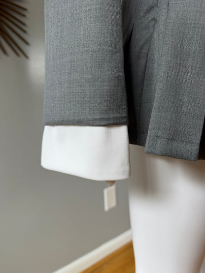 Nana Jacqueline - Grey Charloteen Jacket & Harper Skirt Set