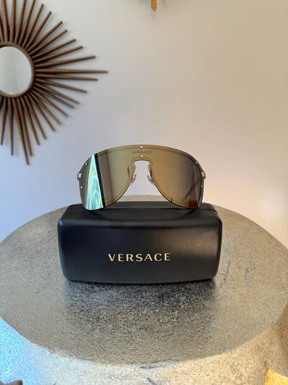 VERSACE - Black Shield 2180-44 Sunglasses