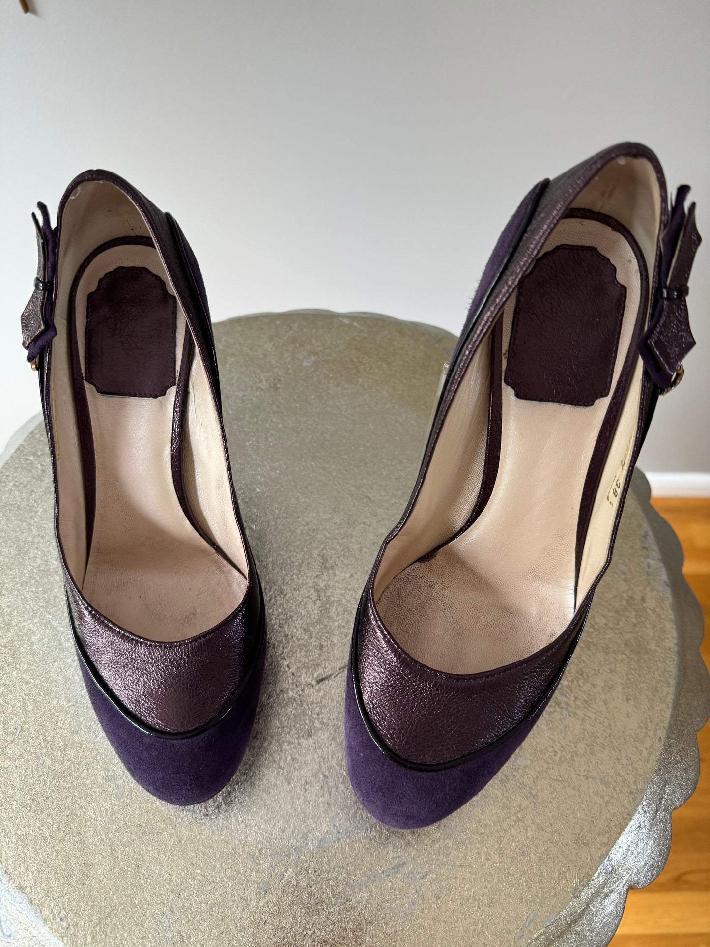 DIOR - Purple Deco Suede Pumps