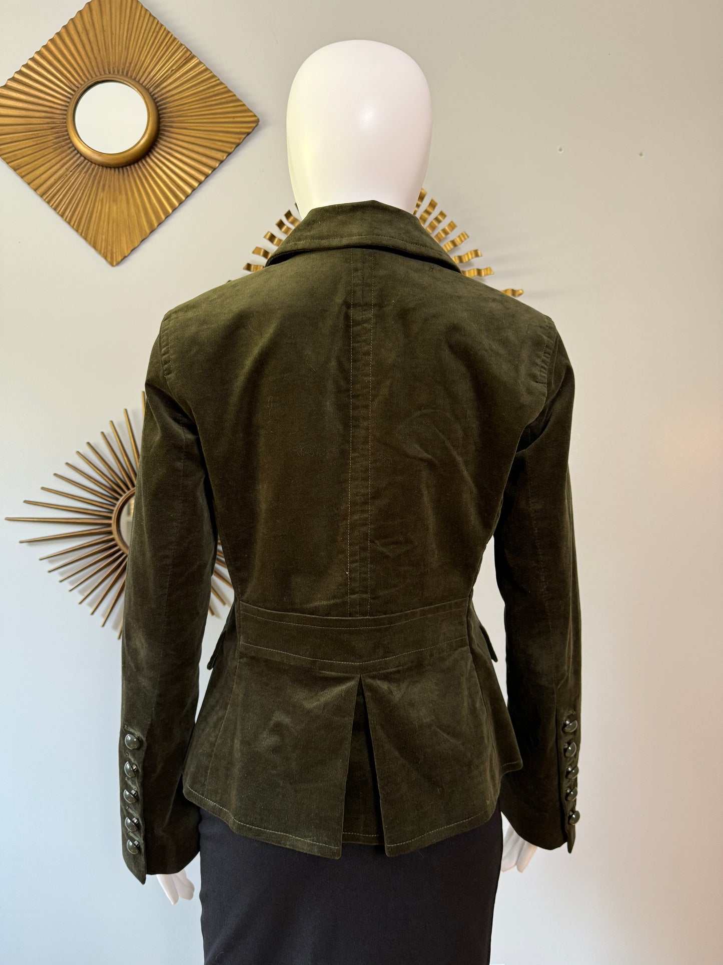 Talbots - Green Military Style Jacket