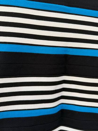 Express - Black Striped Mini Skirt