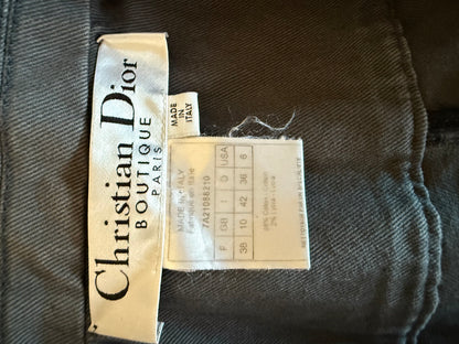 Dior - Vintage Gray Denim Long Jacket