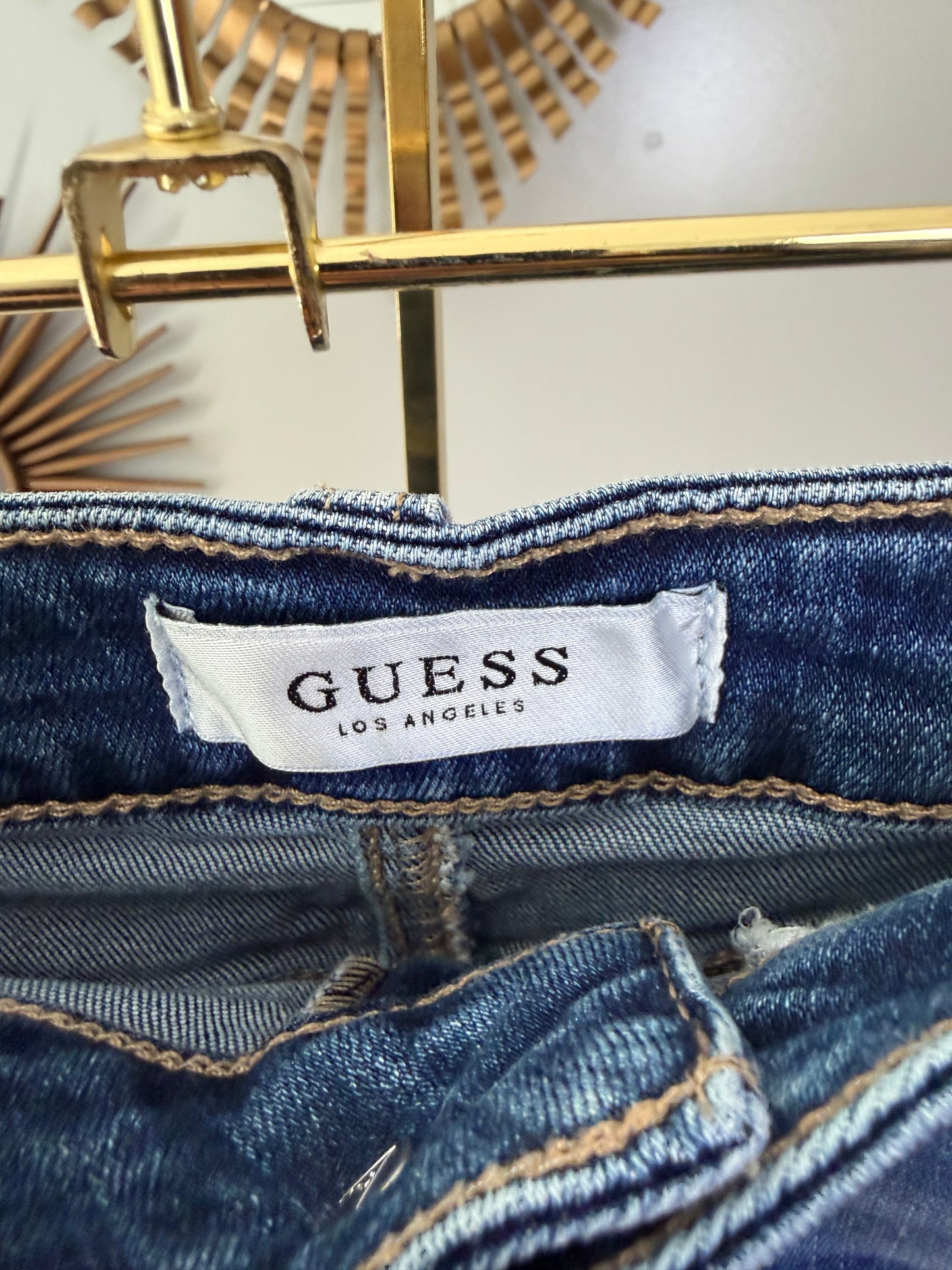 Guess - Blue Denim Pencil Skirt