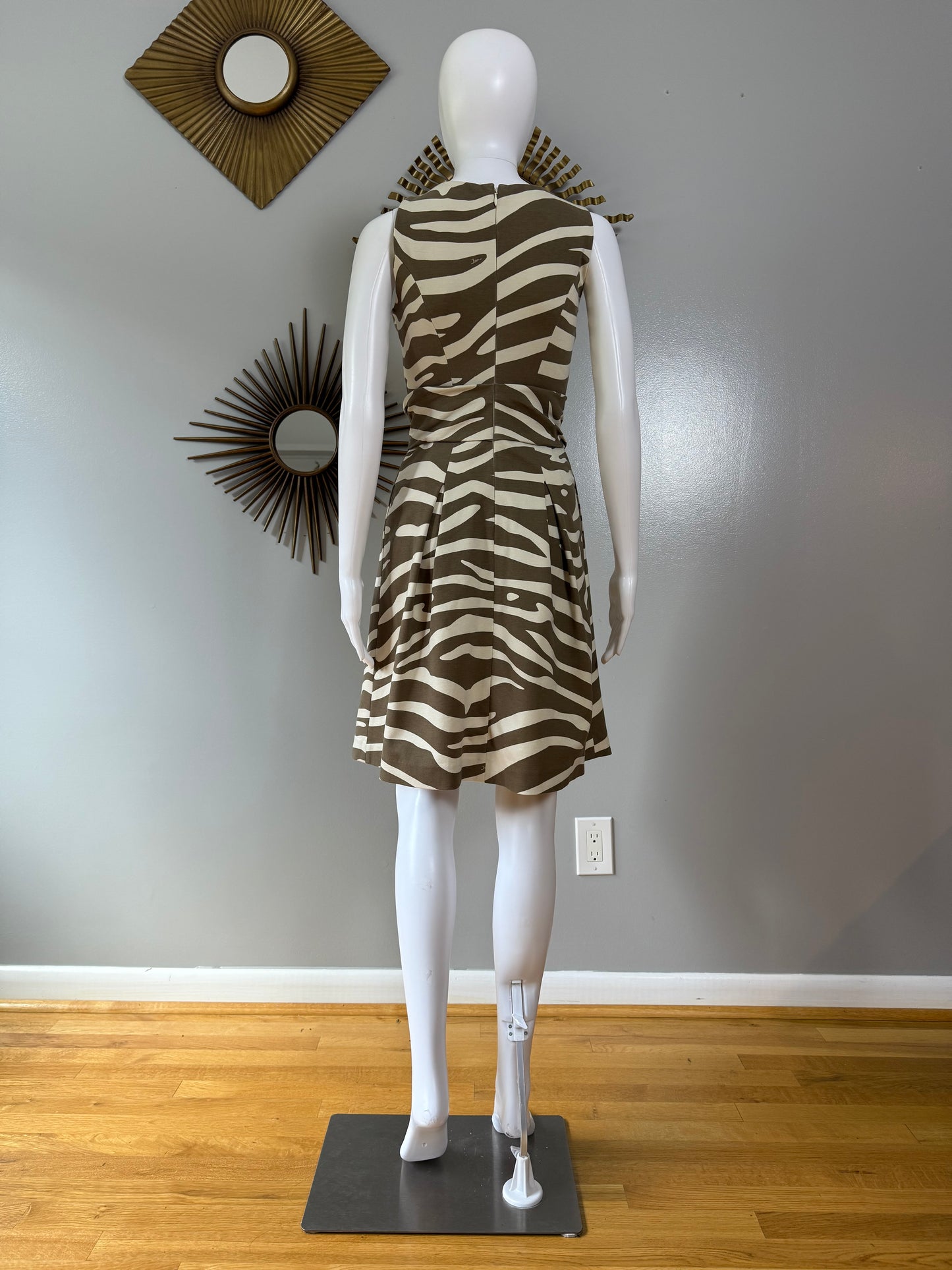 Banana Republic- Brown Zebra Print Dress