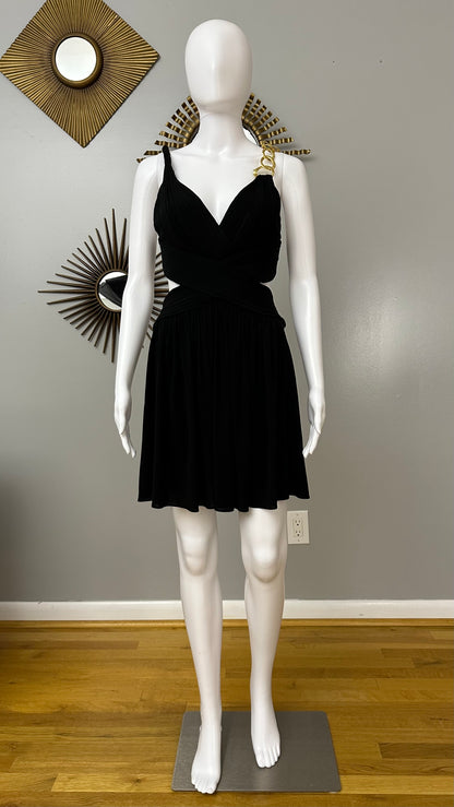 BCBGMaxAzria - Black Cutout Mini Dress