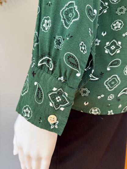 Rails - Green Jesabel Bandana Shirt