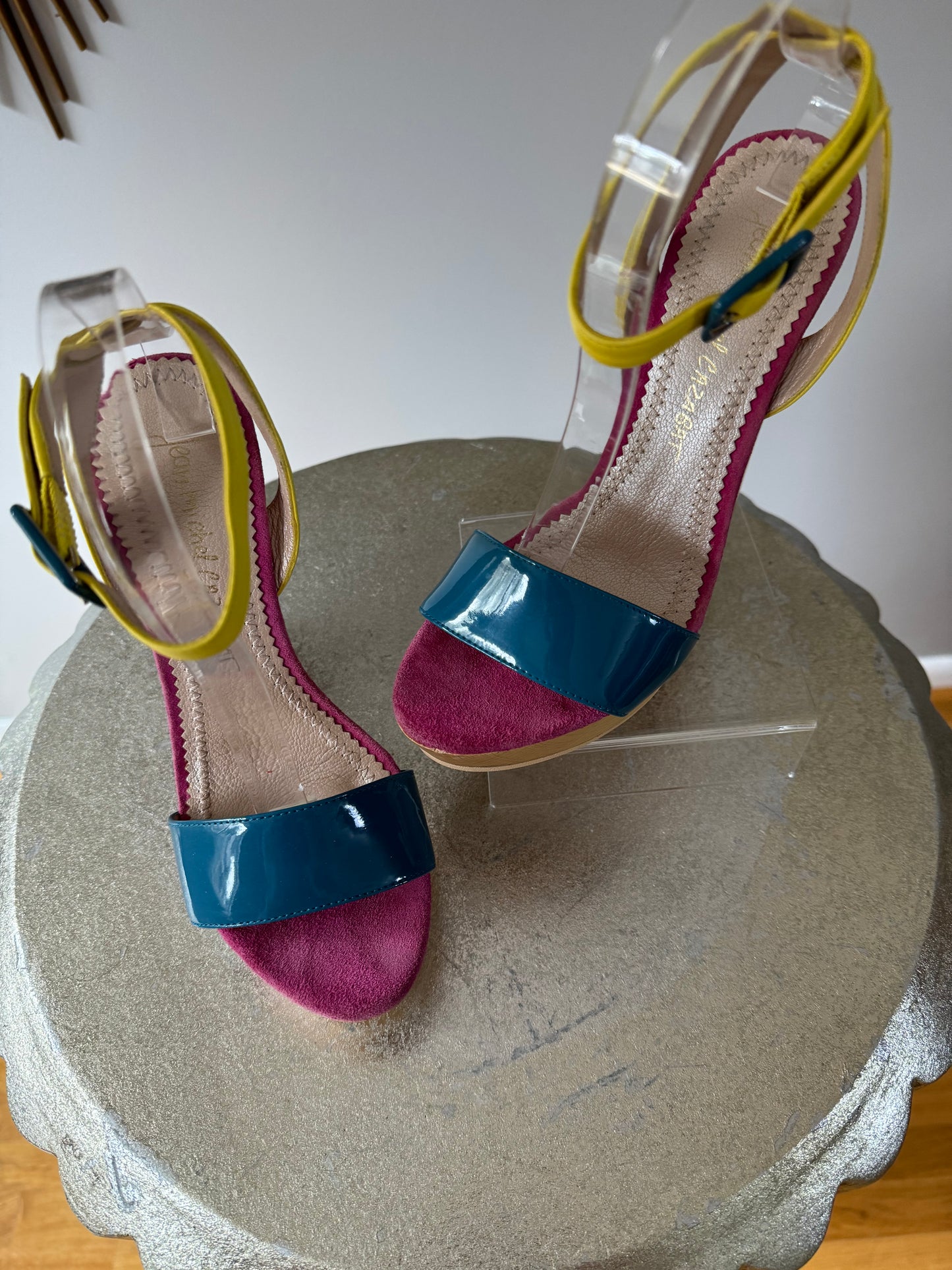 Jean-Michel Cazabat - Multicolor Block Heel Sandals