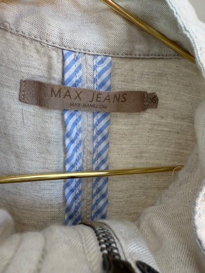 Max Jeans - Beige Zip Up Vest