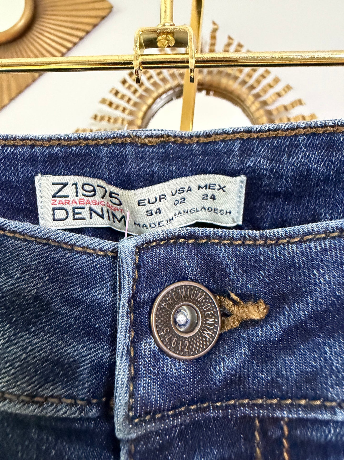 ZARA - Dark Blue Flare Jeans