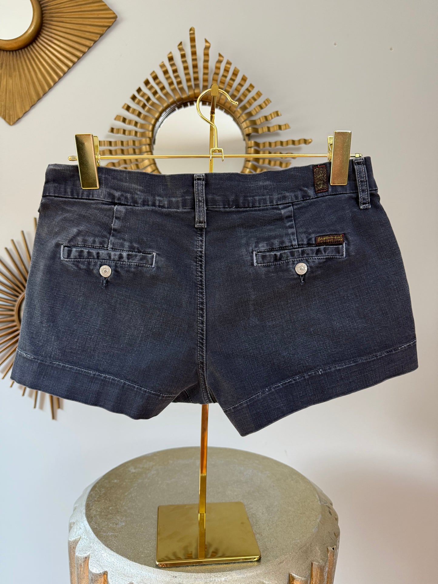 7 For All Mankind - Blue Denim Shorts