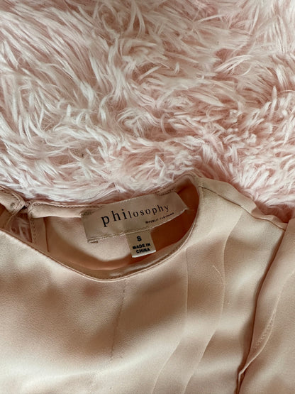 Peach Ruffle Top