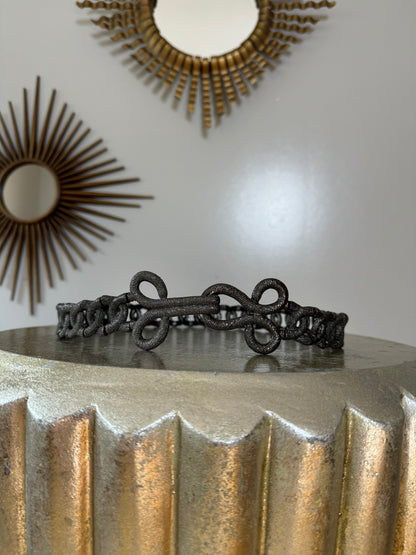 BCBGMaxAzria - Black Chained Stretchy Belt