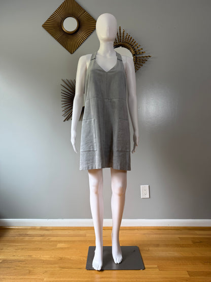 BCBGMaxAzria - Gray Abbott Sleeveless V-Neck Shift Dress