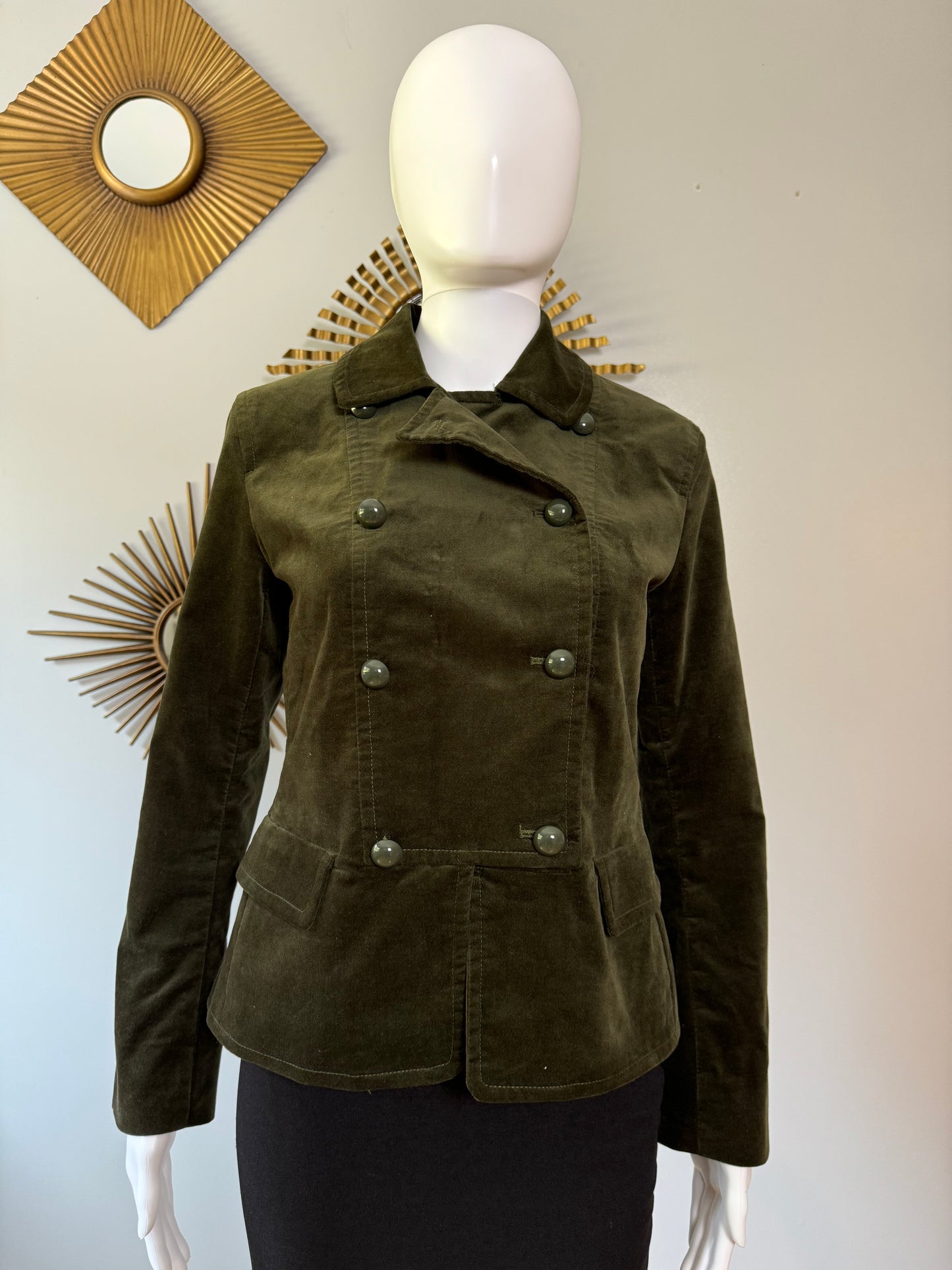 Talbots - Green Military Style Jacket