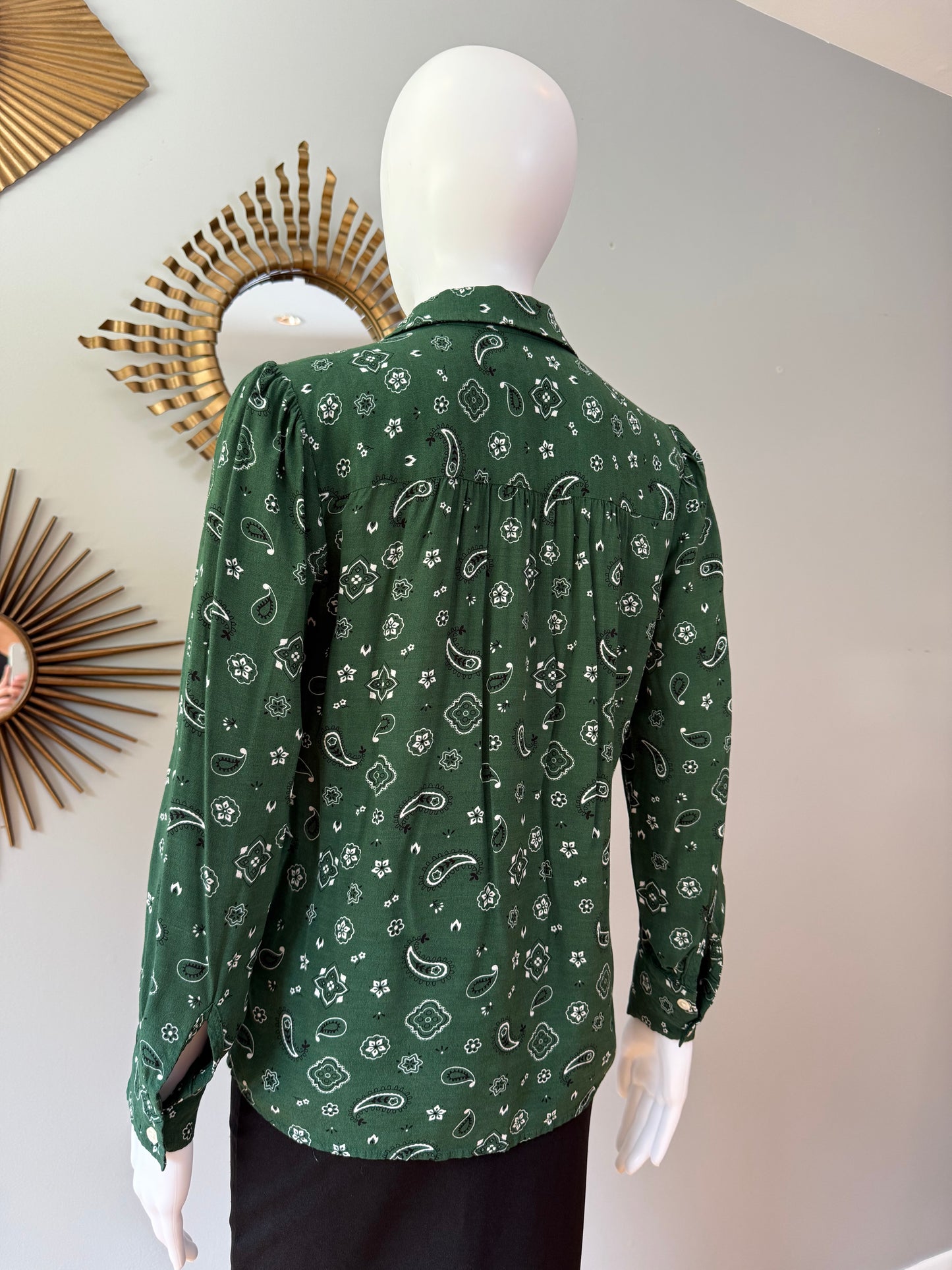 Rails - Green Jesabel Bandana Shirt