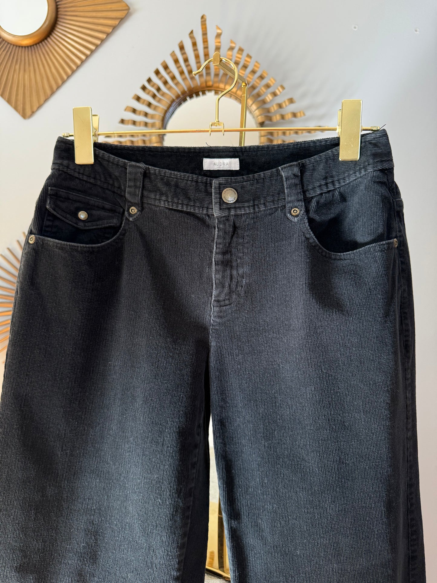 Liz Claiborne - Black Audra Corduroy Pants