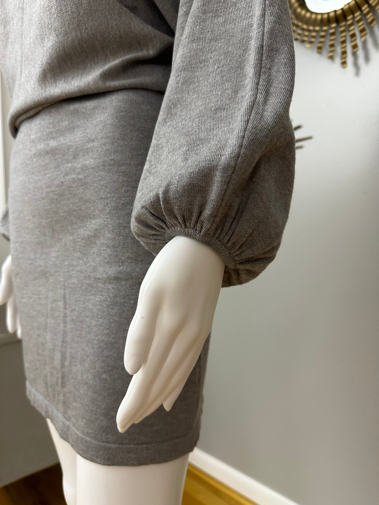 Lulu’s - Gray Sweater Dress