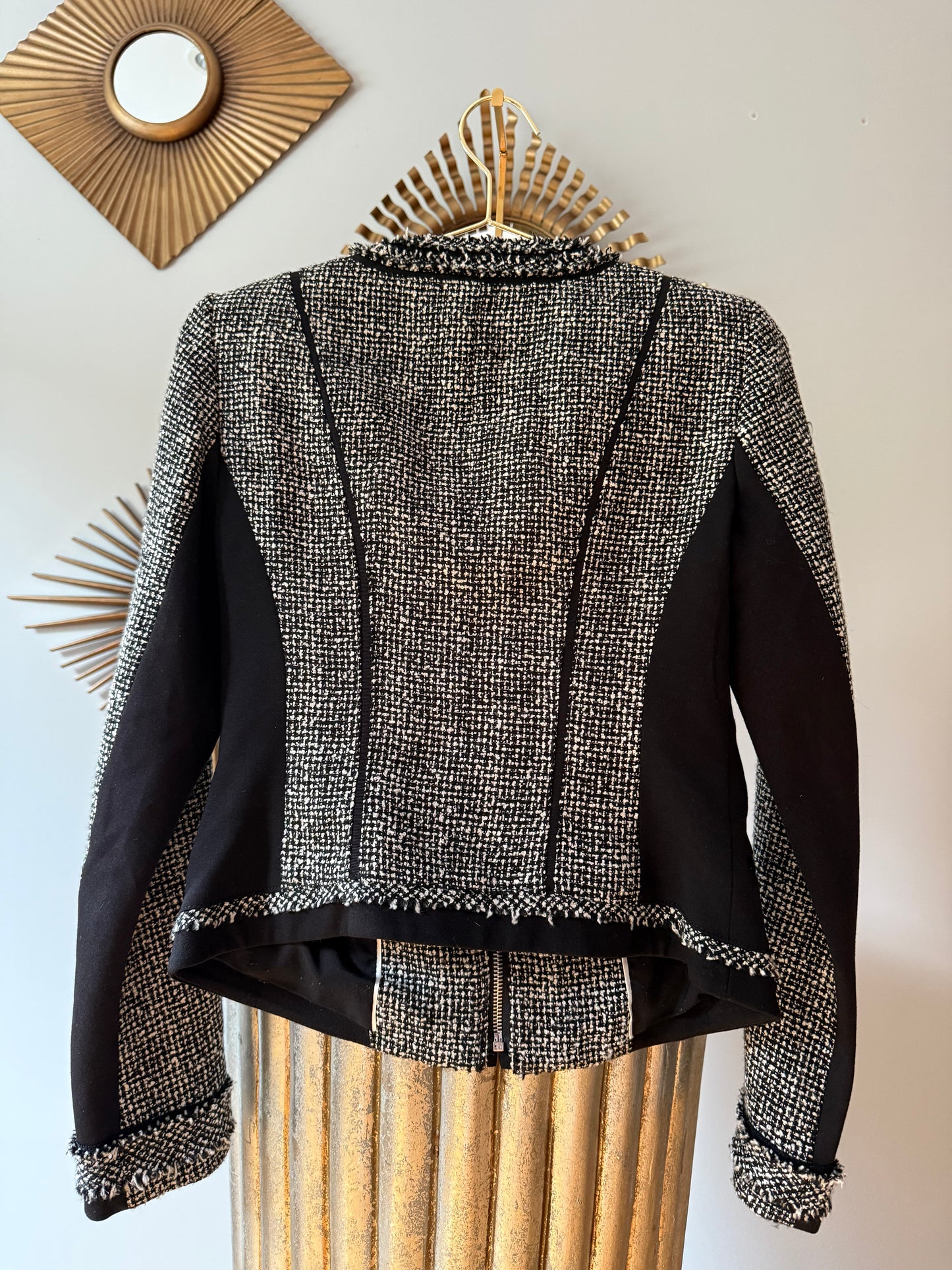 White House Black Market- Black Tweed Jacket