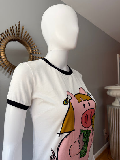 Dolce & Gabbana - White 2019 “Money Ping” T-shirt