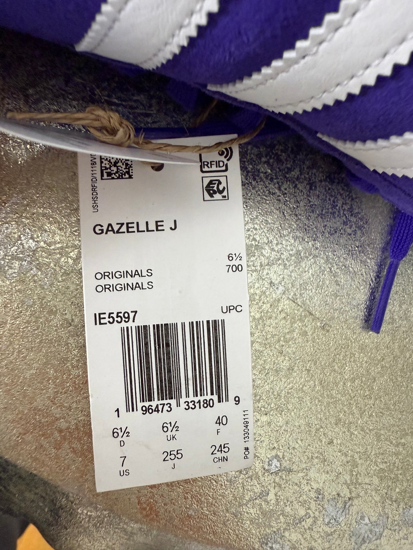 Adidas - Blue “Energy Ink” Gazelle Sneakers