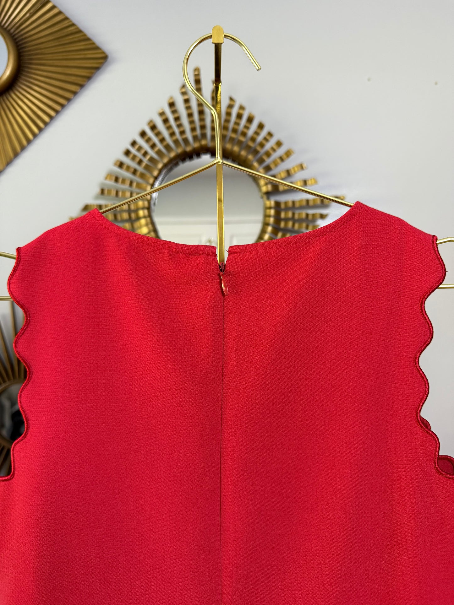 J Crew - Red Sleeveless Top