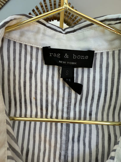 Rag & Bone - Striped Ara Back Tie Shirt