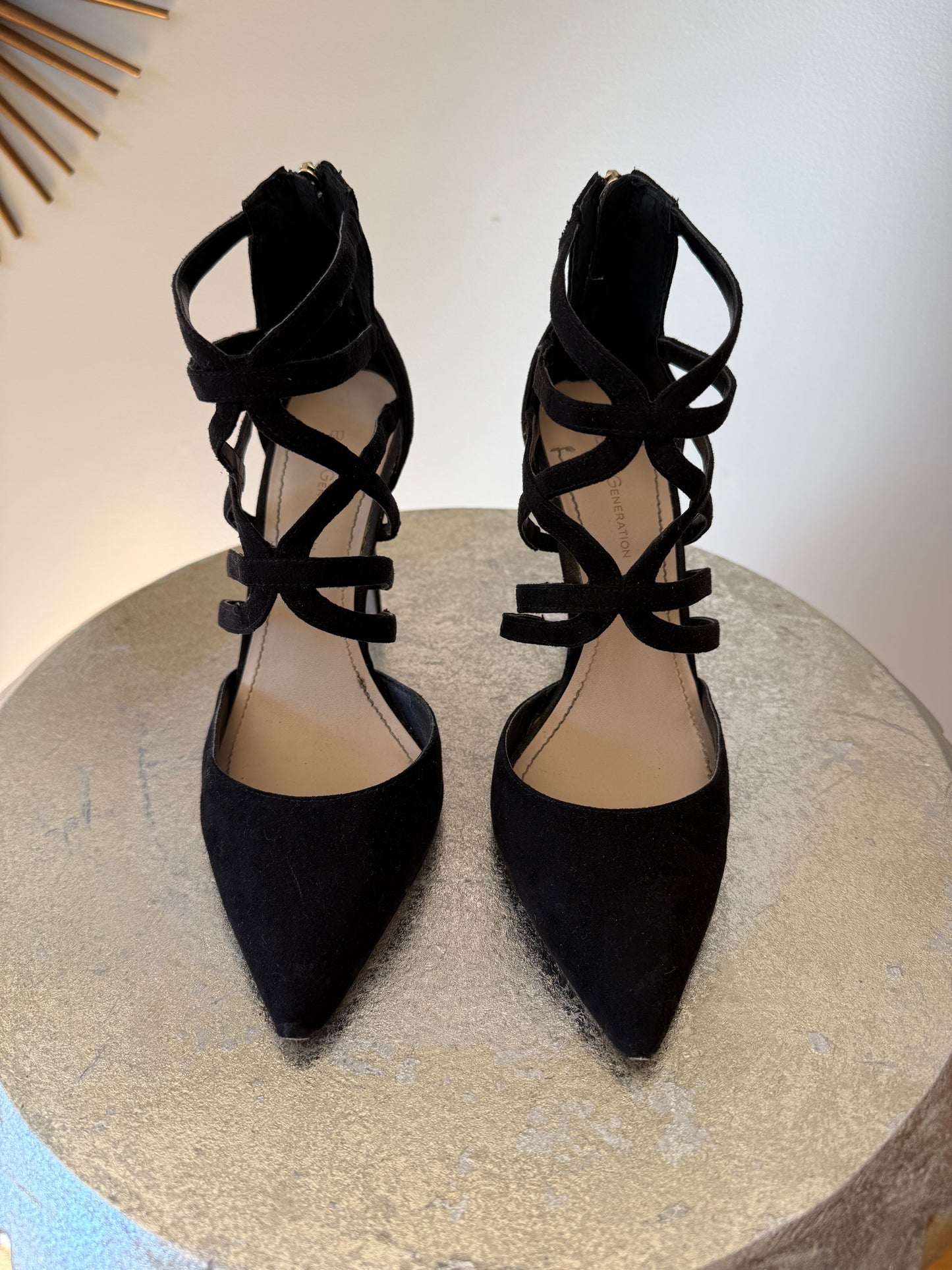 BCBGeneration - Black Cage Heels