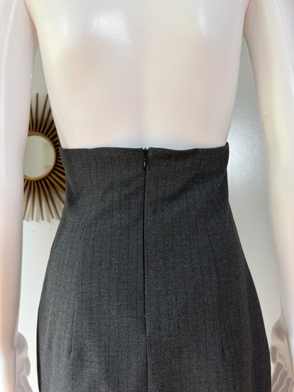 ZARA - Black Halter Tie-Neck Mini Dress