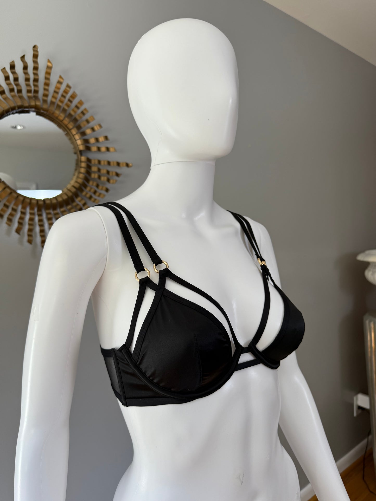 Victoria’s Secret - Black Strappy Caged Bra