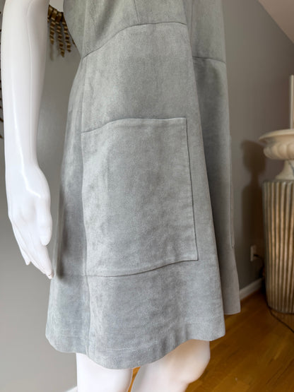 BCBGMaxAzria - Gray Abbott Sleeveless V-Neck Shift Dress