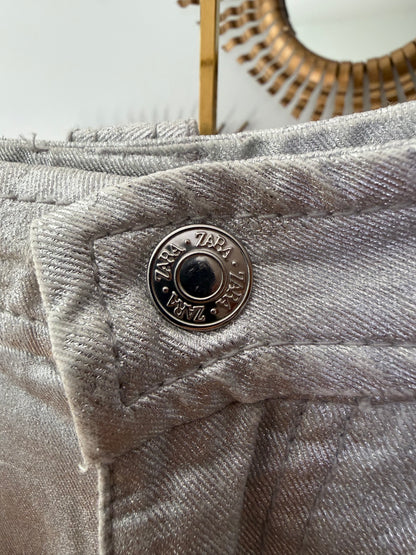 Zara - Silver Cargo Pants