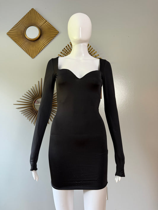 Oh Polly - Black Delmenza Backless Dress