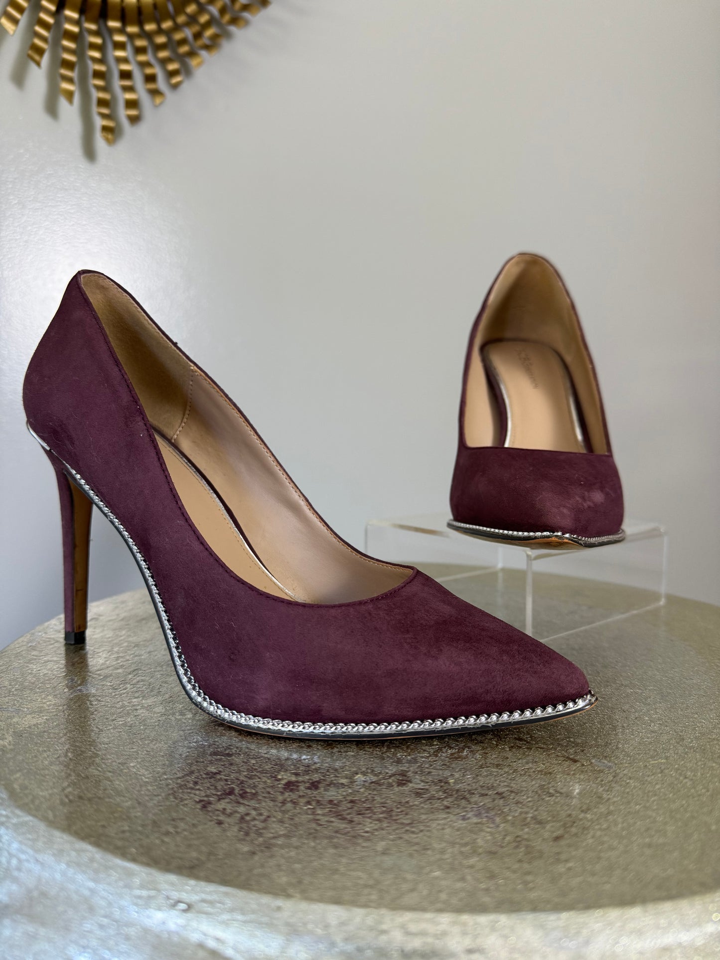 BCBGeneration - Wine Harleigh Suede Pump