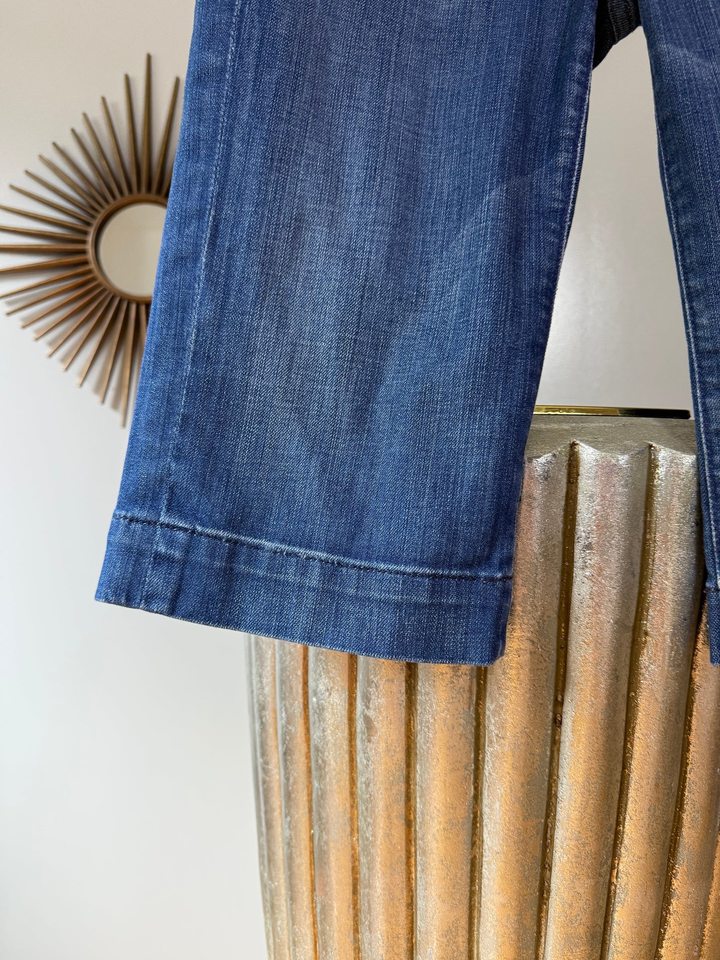 7 For All Mankind - Blue Denim Bermuda Shorts