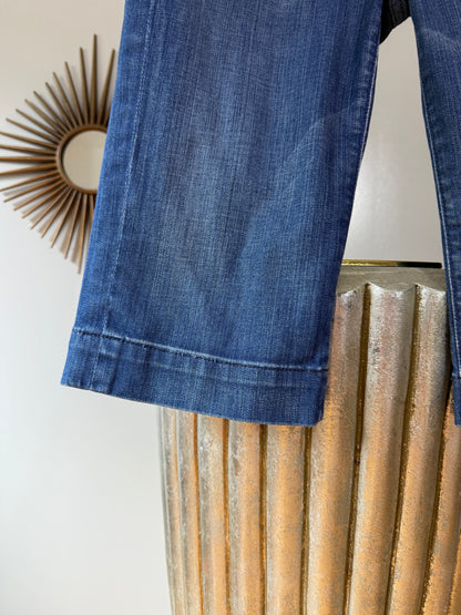 7 For All Mankind - Blue Denim Bermuda Shorts