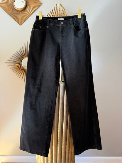 Liz Claiborne - Black Audra Corduroy Pants