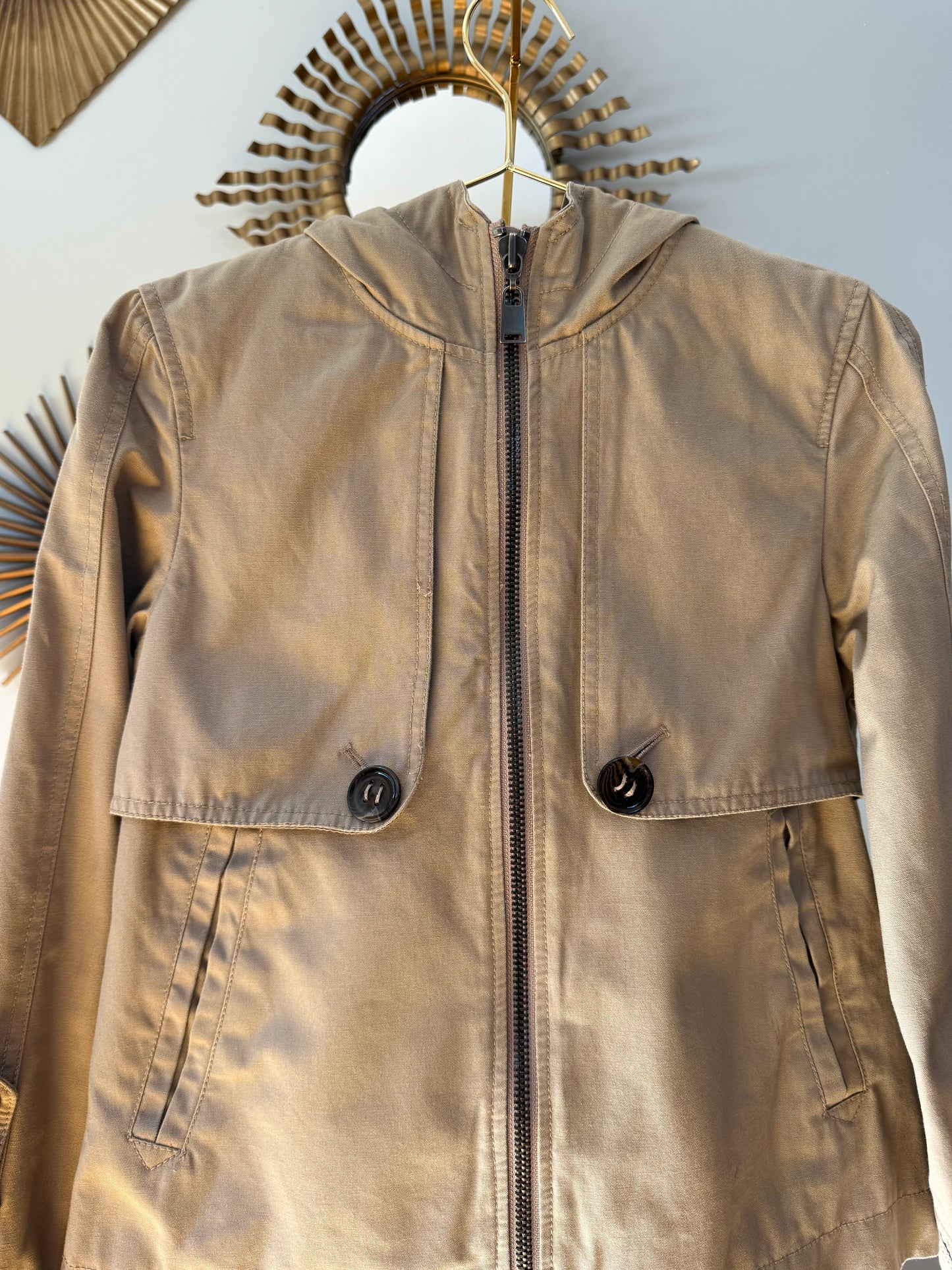 Kenneth Cole - Tan Swing Peacoat