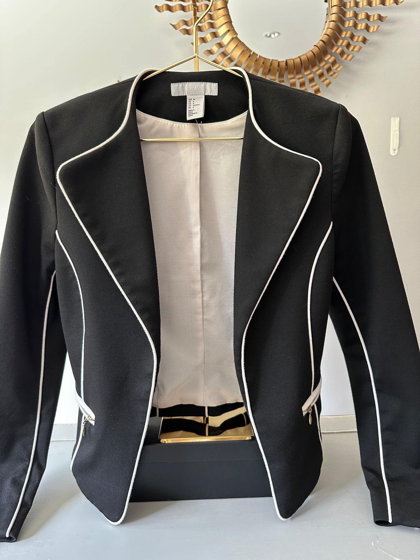 H&M - Black and White Blazer