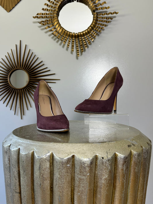 BCBGeneration - Wine Harleigh Suede Pump