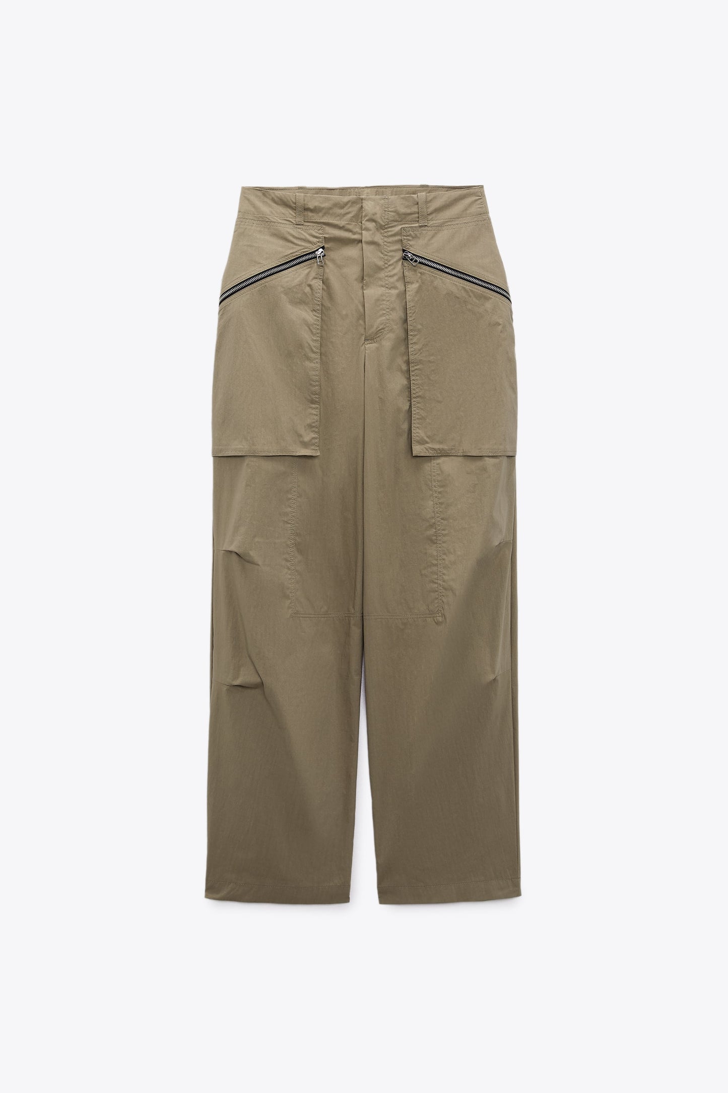 ZARA - Khaki Zippered Corset & Pants Set