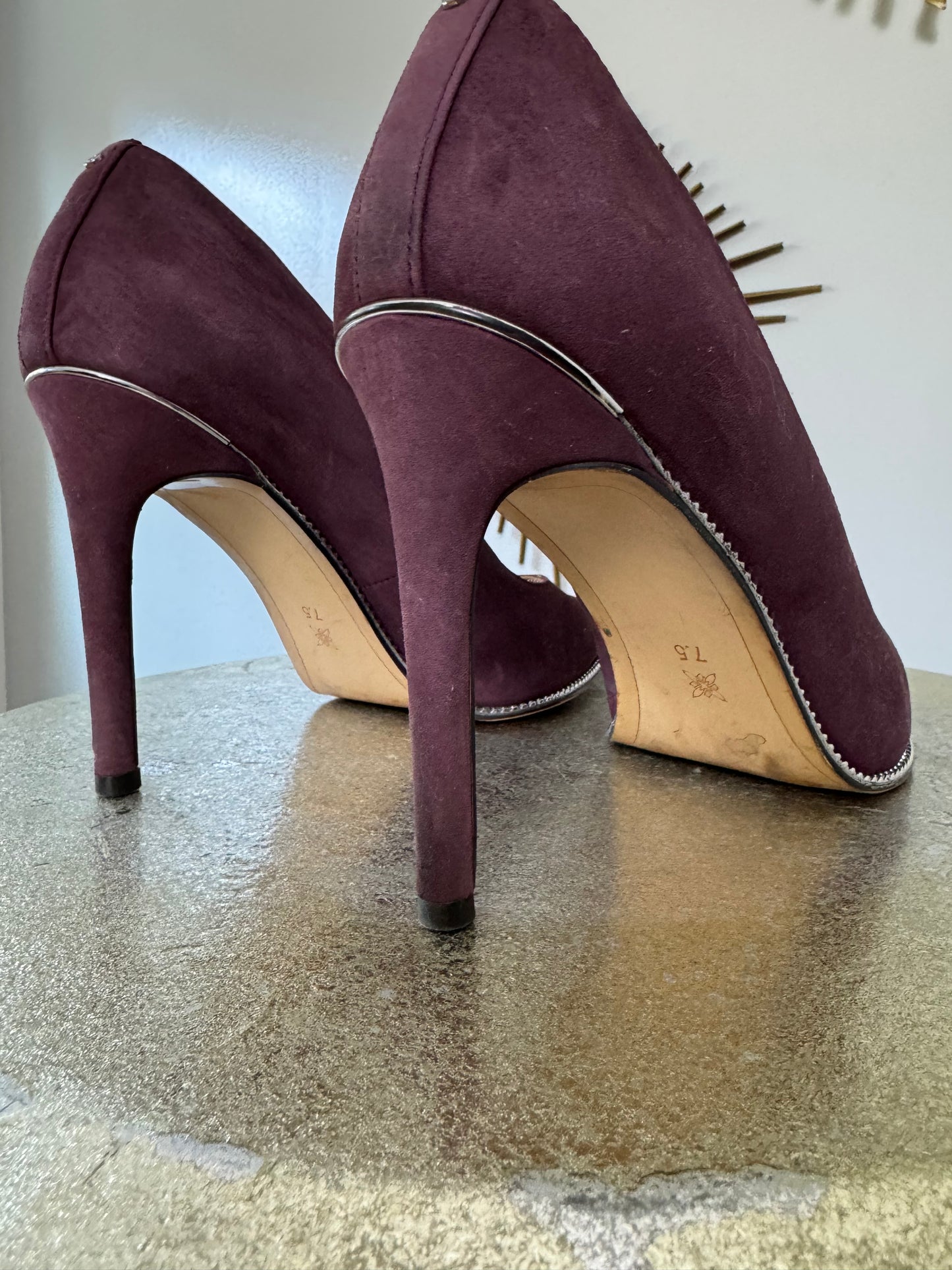 BCBGeneration - Wine Harleigh Suede Pump