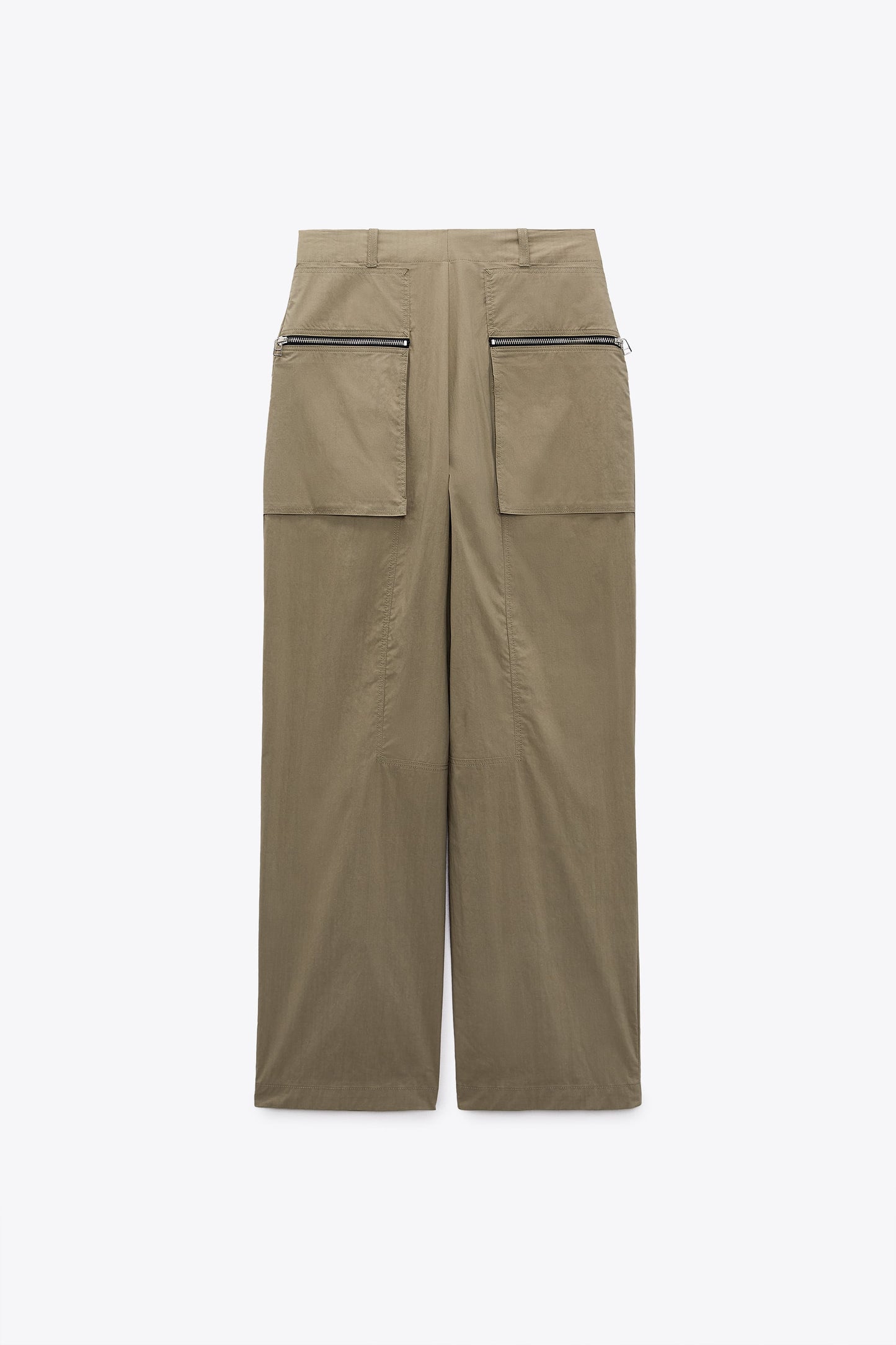 ZARA - Khaki Zippered Corset & Pants Set