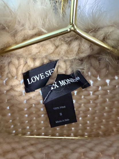 Love Sex Money - Tan Wool Sweater Vest