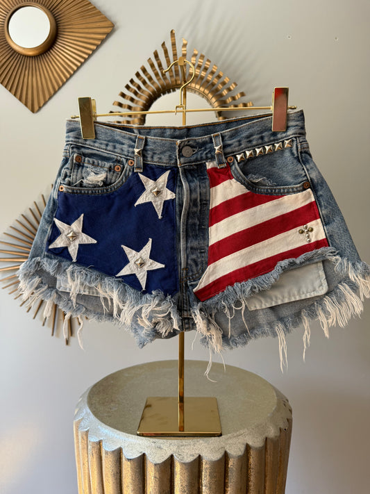 Levi’s - Vintage Blue American Flag Shorts