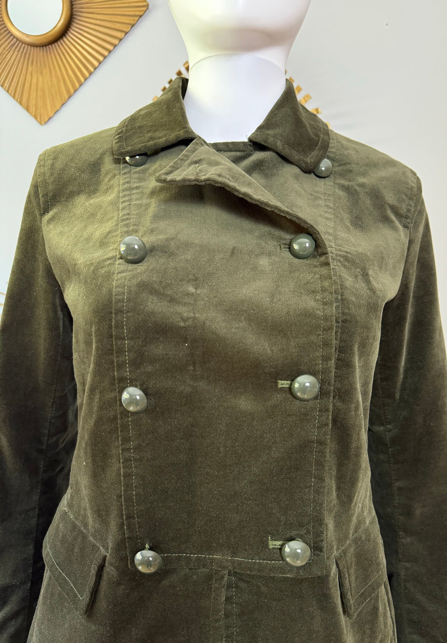 Talbots - Green Military Style Jacket