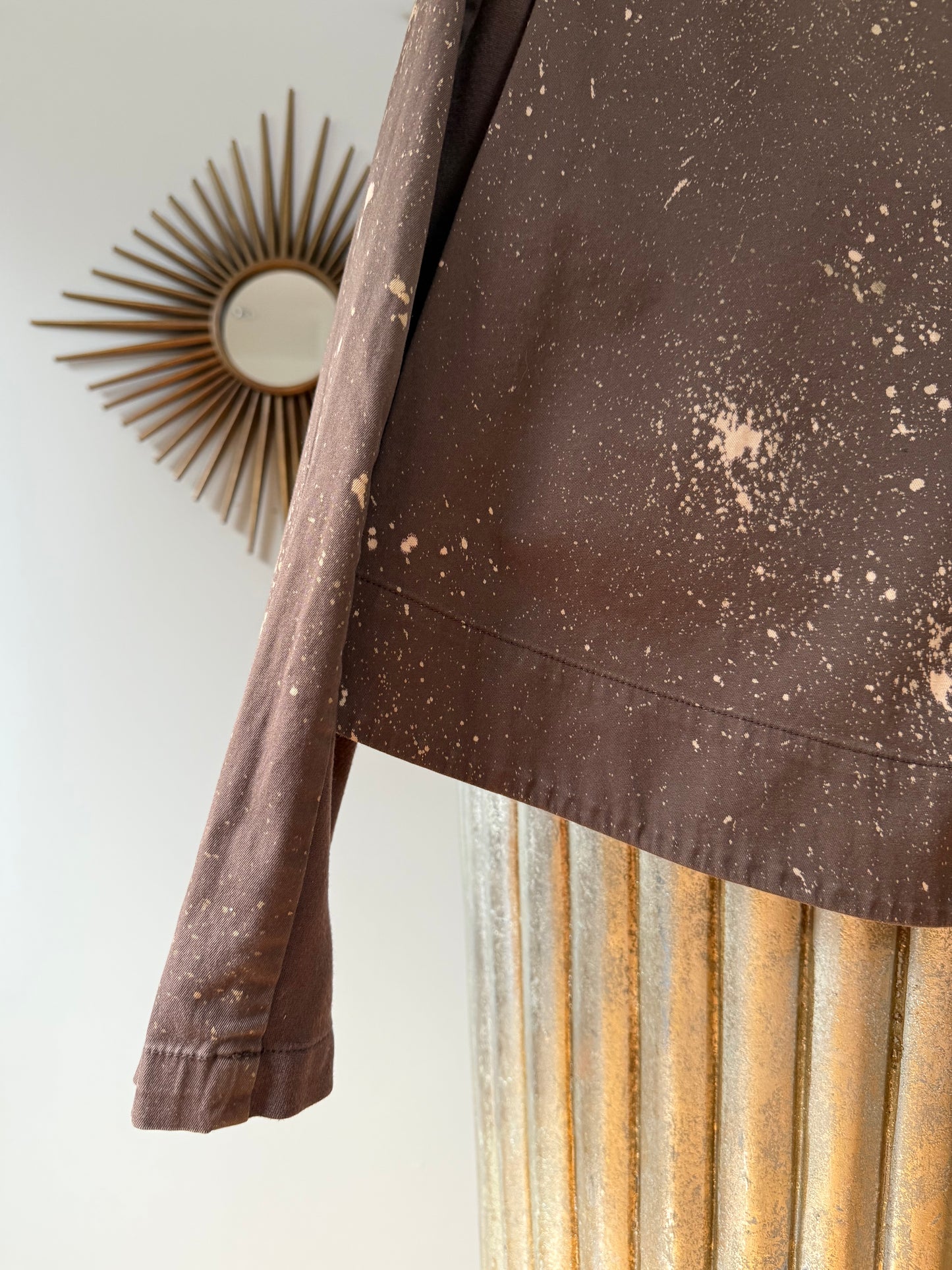 BCBGMaxAzria - Brown Splattered Utility Jacket