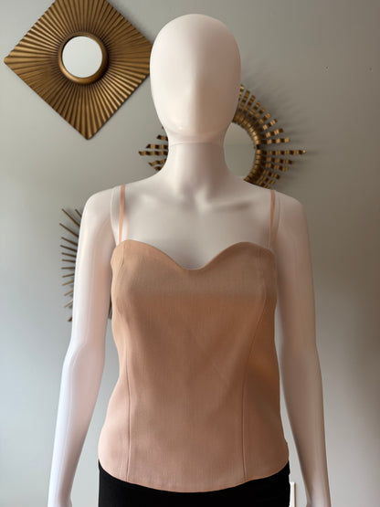 Zara - Peach Bustier Top