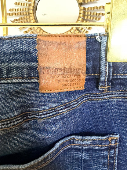 ZARA - Dark Blue Flare Jeans
