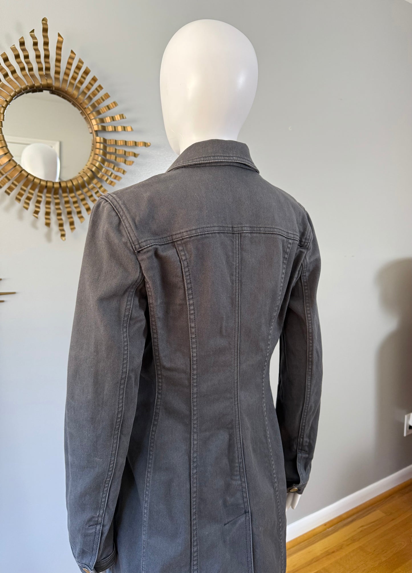 Dior - Vintage Gray Denim Long Jacket