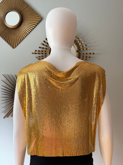 Gold Chainlink Top
